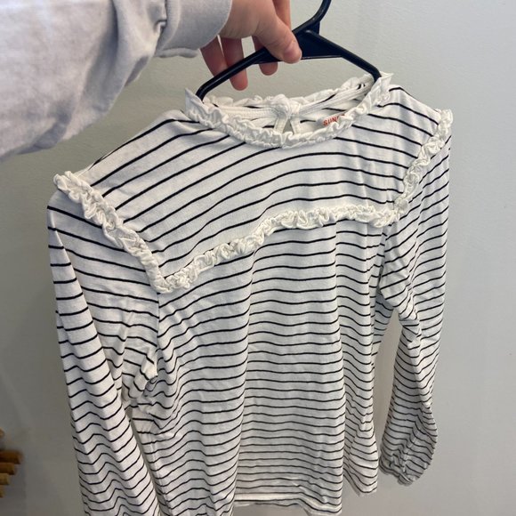 Sundry Size 1 Ruffle Bib Top - Picture 10 of 11